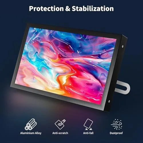 The CUQI 7 Inch Small Monitor, 1024×600 IPS Mini Monitor with compared in context