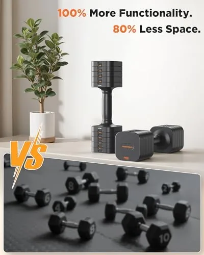 Testing the FEIERDUN DB3 5-in-1 Adjustable Dumbbell Set, 6LB/10LB Pair Adjustable Weights over two weeks