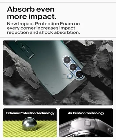 Another view of the Spigen for Galaxy S25 Case, Tough Armor MagFit [Kickstand] [Compatible