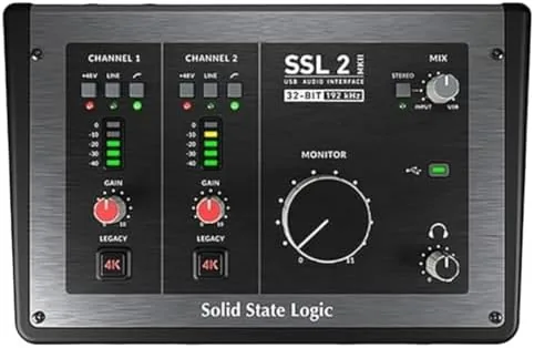 Close look at the Solid State Logic SSL 2 MKII - 2x2 USB Audio Interface build quality