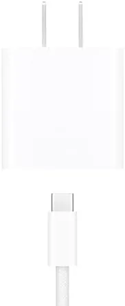 The 20W adapter compared with a larger 30W charger