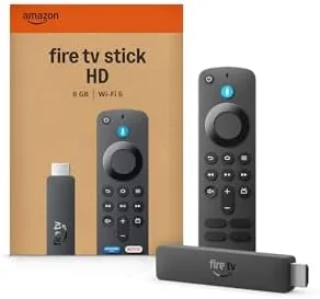 Close up of the Alexa Voice Remote with the dedicated voice button