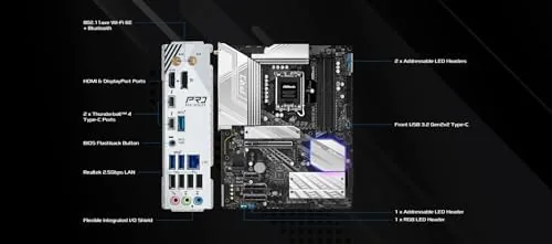 Z890 Pro RS shown beside a flagship motherboard for comparison