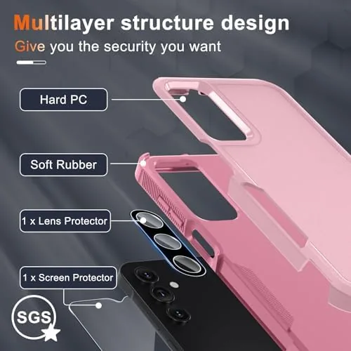 Close look at the Case for Samsung Galaxy A16 5G,Full Body Heavy Duty Cover,Cute build quality