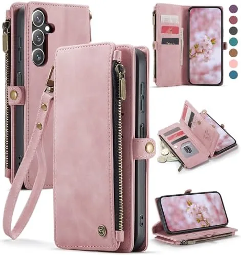 Defencase for Samsung Galaxy A16 5G Wallet Case with Card Holder, Rose Pink | Review: Tested and Rated