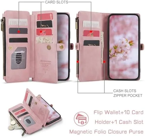 Close look at the Defencase for Samsung Galaxy A16 5G Wallet Case with Card build quality