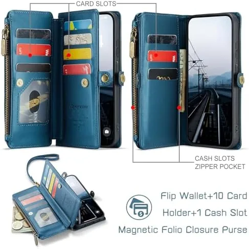 Close look at the Defencase for Samsung Galaxy A16 5G Wallet Case with Card build quality