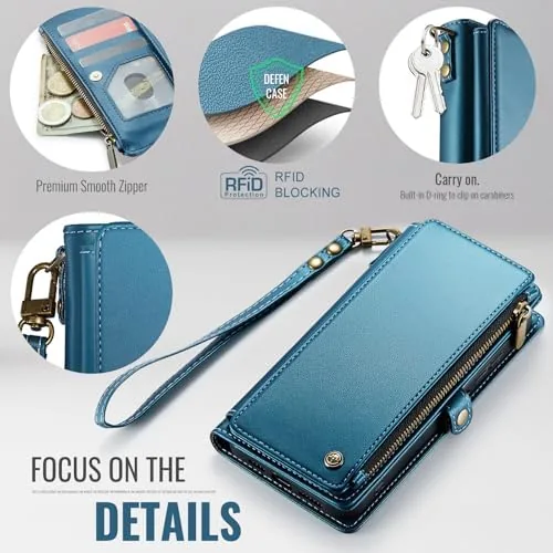 The Defencase for Samsung Galaxy A16 5G Wallet Case with Card in real use