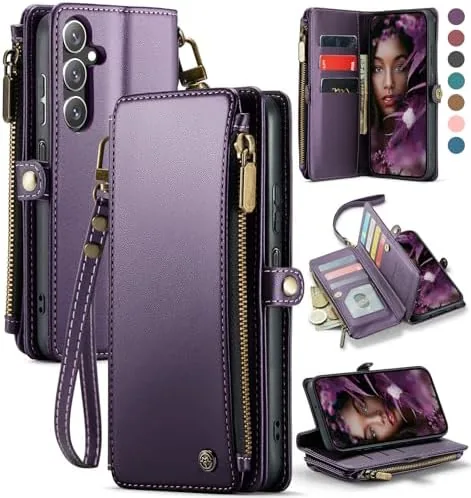 Overview of the Defencase for Samsung Galaxy A16 5G Wallet Case with Card