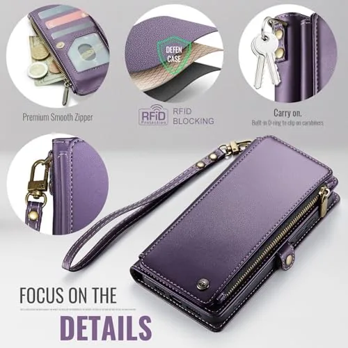 The Defencase for Samsung Galaxy A16 5G Wallet Case with Card in real use