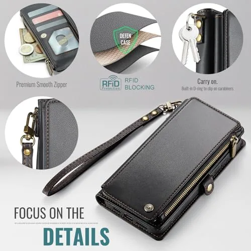 The Defencase for Samsung Galaxy A16 5G Wallet Case with Card in real use
