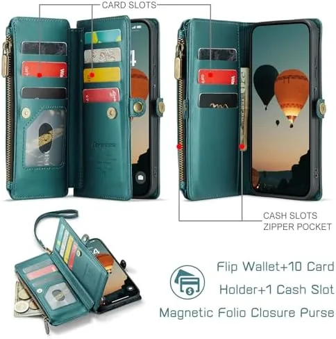 Close look at the Defencase for Samsung Galaxy A16 5G Wallet Case with Card build quality