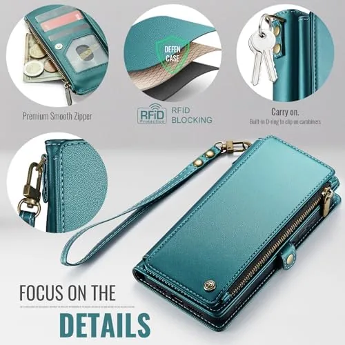 The Defencase for Samsung Galaxy A16 5G Wallet Case with Card in real use