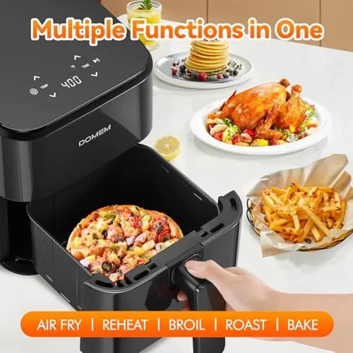 Close look at the 3 Qt Compact Air Fryer with Non-Stick Basket and Rack build quality