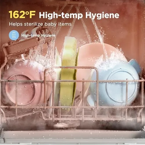 The Midea Countertop Dishwasher with 1.59Gal Built-in Water Tank, 5+2 Programs compared in context