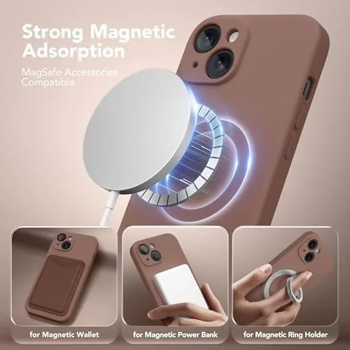 Close look at the Magnetic for iPhone 15 Case, Compatible with MagSafe, [Screen Protector build quality