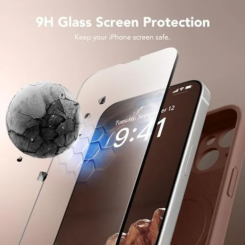 The Magnetic for iPhone 15 Case, Compatible with MagSafe, [Screen Protector in real use