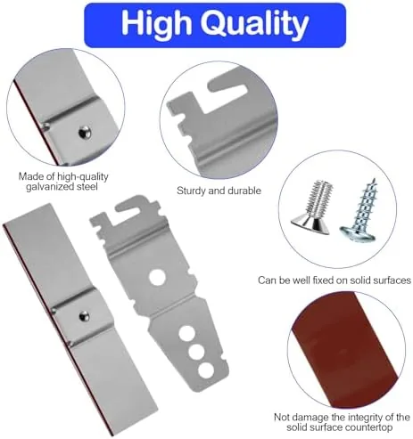 The Granite Counter Mounting Bracket 2 Pack and 8269145 Undercounter Dishwasher in real use