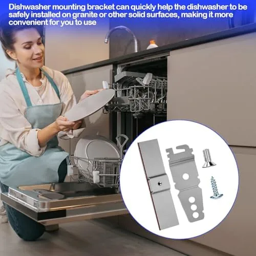 Testing the Granite Counter Mounting Bracket 2 Pack and 8269145 Undercounter Dishwasher over two weeks