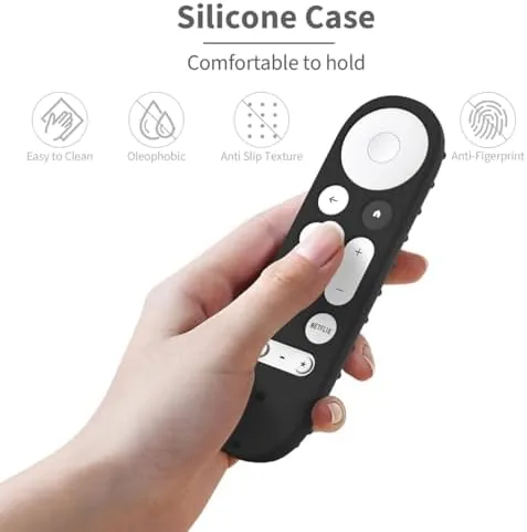 The Silicone Cover Case for Google TV Streamer 4K Google GY3LE in real use