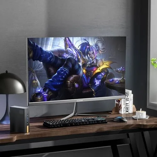The Gawfolk 24.5 Inch PC 200Hz Gaming Monitor, FHD 1080p screen compared in context