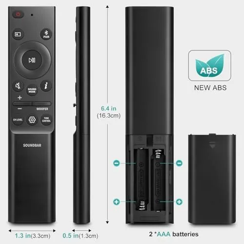 Another view of the Sound-bar-Remote-for-Samsung Soundbar Speaker System Replacement Surround | Sound Remote Control