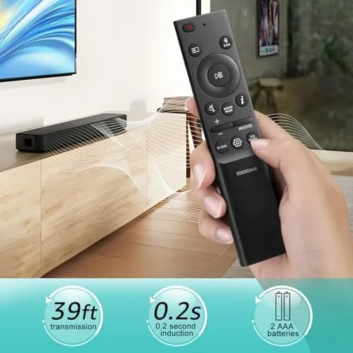 The Sound-bar-Remote-for-Samsung Soundbar Speaker System Replacement Surround | Sound Remote Control compared in context