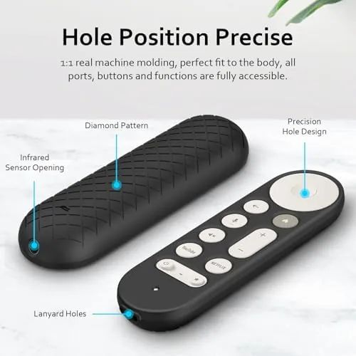 The LEFXMOPHY Case for Google TV Streamer 4K Remote Cover 2024 in real use