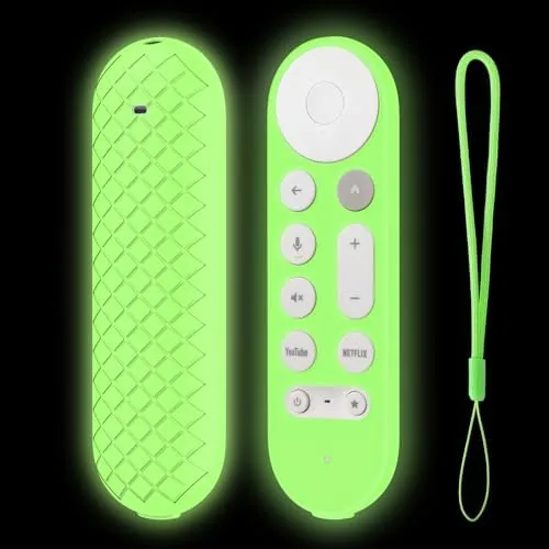 LEFXMOPHY Glow Cover for Google TV Streamer 4K Remote 2024 Voice Remote Green Silicone Review: Tested and Rated