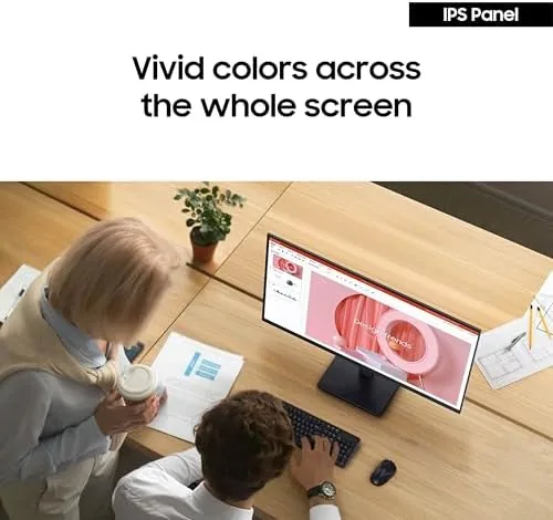 Another view of the Samsung 24" (S30GD) Essential Monitor with IPS Panel and Tilt