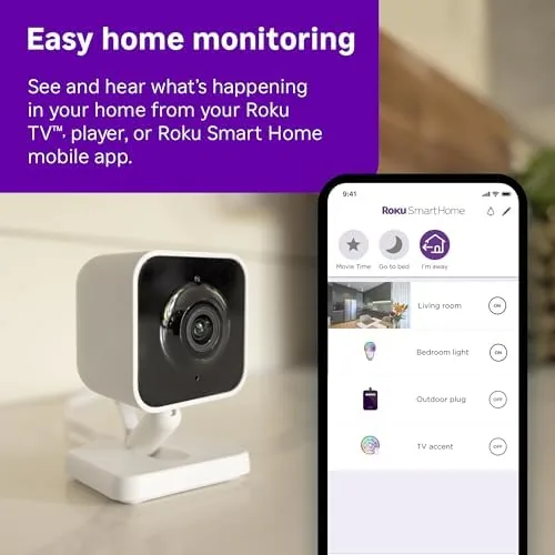 Close look at the Roku Streaming Stick 4K + Roku Indoor Camera - Home build quality