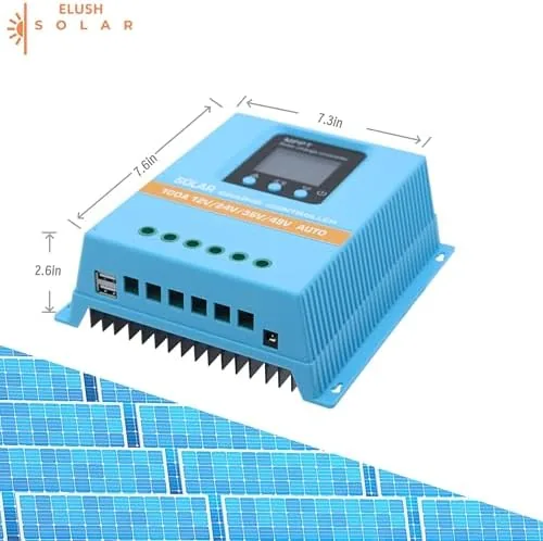 The Upgraded 100A MPPT Solar Charge Controller 12V 24V 36V 48V in real use
