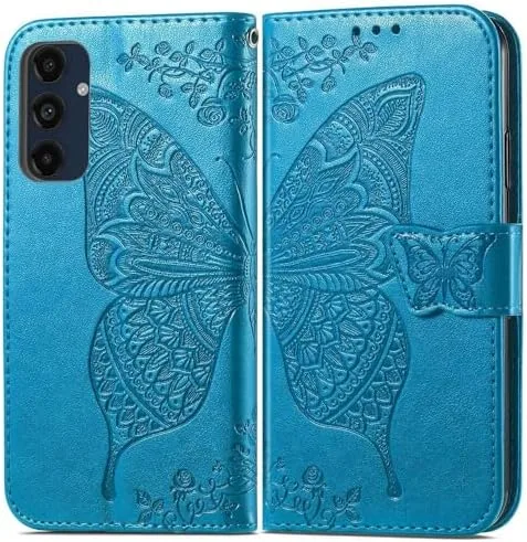 Close look at the for Samsung Galaxy A16 5G Phone Case Wallet, Blue | build quality