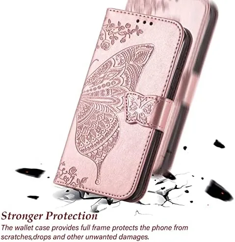 Another view of the for Samsung Galaxy A16 5G Phone Case Wallet, Rose Gold