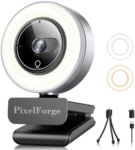 2K Webcam for PC with Microphone & Light & Privacy Cover, Web Camera for Review: Tested and Rated