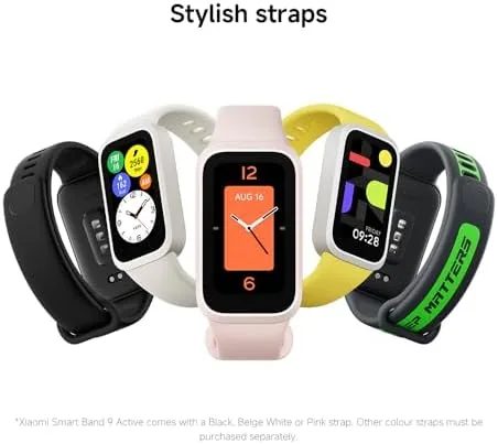 The XIAOMI Smart Band Active Global Version 1.47'' Display 18-Day Battery compared in context