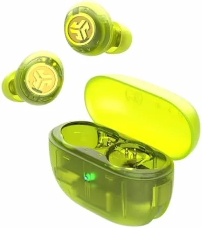 JLab, Go Pop ANC, True Wireless Earbuds, Active Noise Cancelling, Bluetooth Earbuds, Transparent Neon Review: Tested and Rated