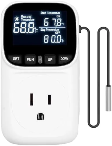 KABASI Digital Temperature Controller, Only Fahrenheit Dispaly with Sensor | Heavy Duty 15A Thermostat Review: Tested and Rated