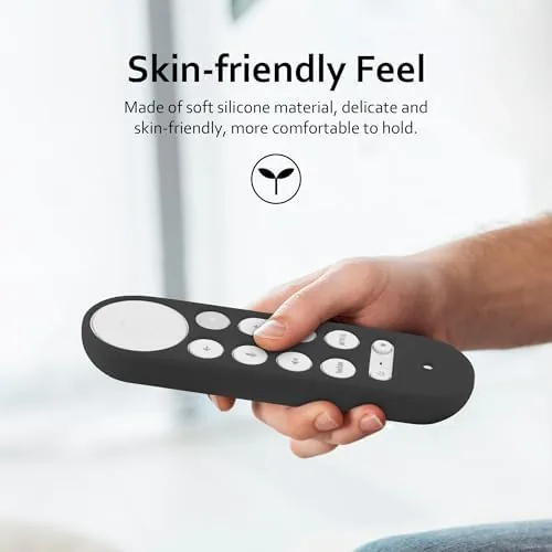 Close look at the LEFXMOPHY Cover for Google TV Streamer 4K Remote Control Case build quality