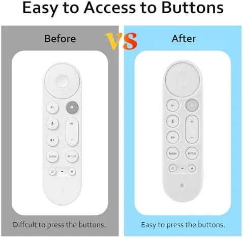 Another view of the LEFXMOPHY for Google TV Streamer 4K 2024 Remote Case Silicone