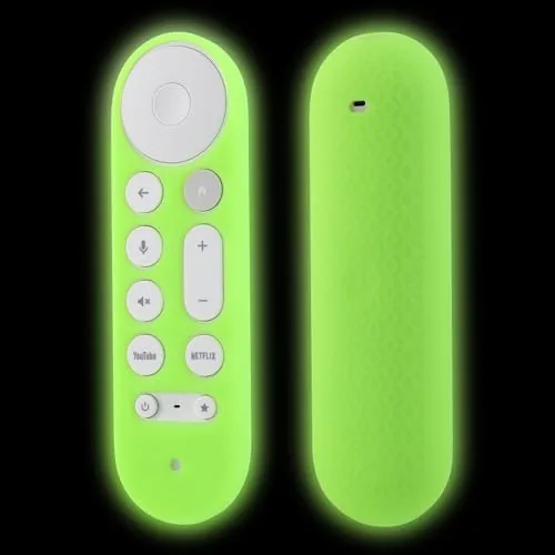 LEFXMOPHY Glow Cover for Google TV Streamer 4K Remote 2024 Green Silicone Case（Lime Green Review: Tested and Rated