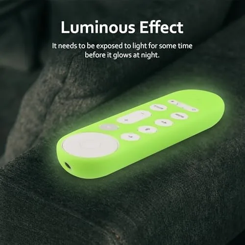 Close look at the LEFXMOPHY Glow Cover for Google TV Streamer 4K Remote 2024 build quality