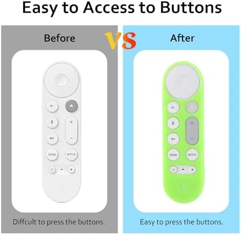 The LEFXMOPHY Glow Cover for Google TV Streamer 4K Remote 2024 compared in context