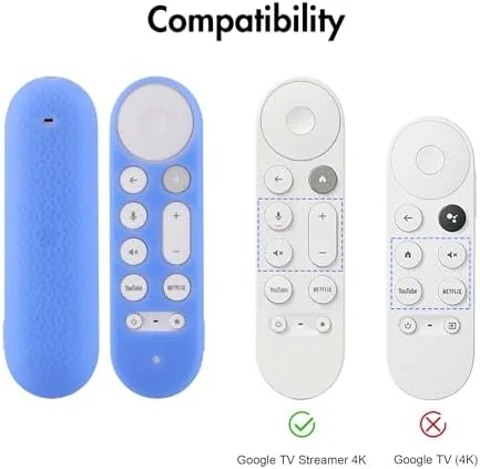 Another view of the LEFXMOPHY for Google TV Streamer 4K Remote Case 2024 Silicone