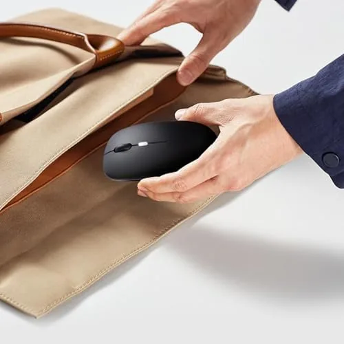 Testing the Afaartcci Rechargeable Wireless Mouse, Silent Bluetooth Mouse (Black) | ergonomic over two weeks
