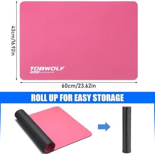 Close look at the TOBWOLF Non-Slip Workout Mat for Ellipse Leg Exerciser, Ellipse Machine build quality