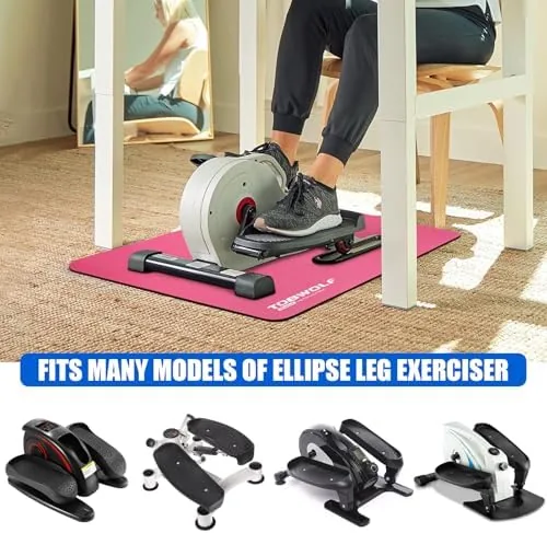 Another view of the TOBWOLF Non-Slip Workout Mat for Ellipse Leg Exerciser, Ellipse Machine
