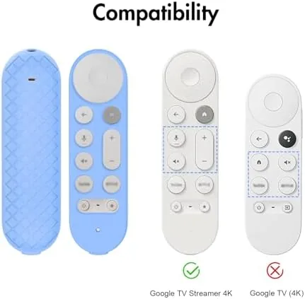 Close look at the USTIYA Remote Case for Google TV Streamer 4K 2024 Protective build quality