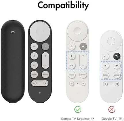 Close look at the USTIYA Remote Case for Google TV Streamer 4K 2024 Protective build quality