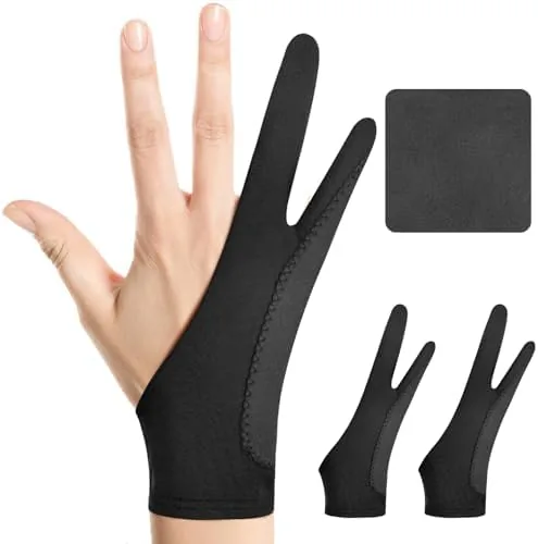 Artist Drawing Glove: 3-Layer Palm Rejection for iPad & Drawing Tablets | Smooth-Glide & Review: Tested and Rated